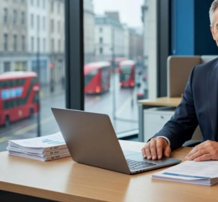 Professional accountant ready to support clients with their accounts and tax planning
